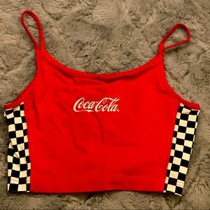 Coca-Cola Spaghetti Strap Crop Top